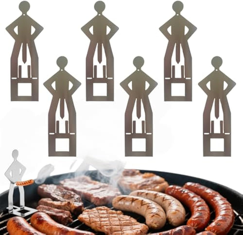 4 PCS Fun Hot Dog Rack and Sausage Rack - Portable and Reusable