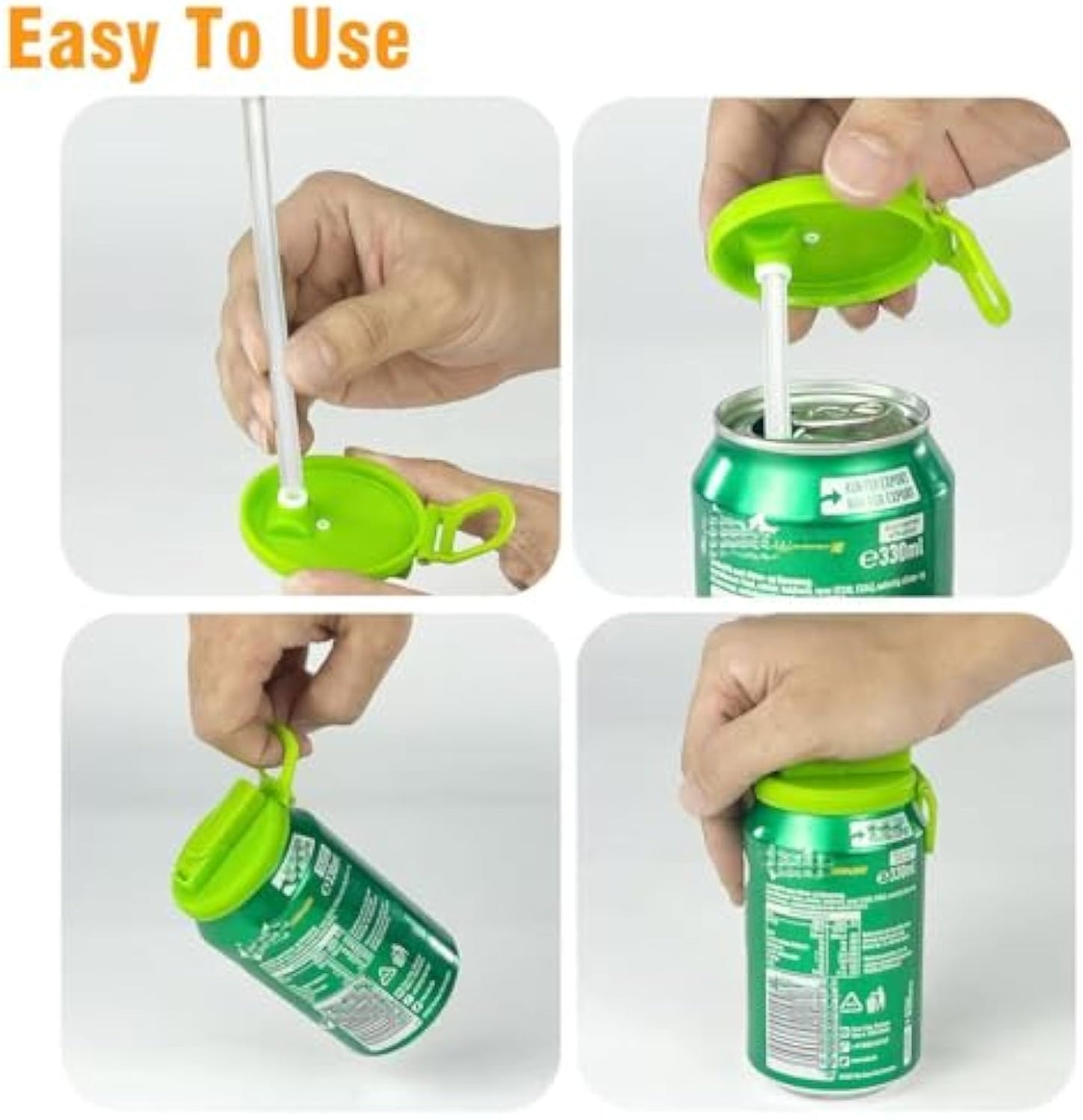 Soda Can Lids and Holders for 12oz Cans
