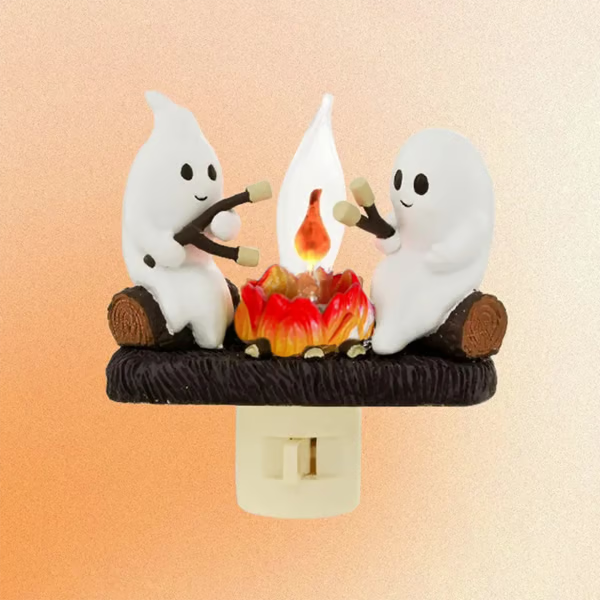 🔥2025 Ghost Campfire Flickering Nightlight👻