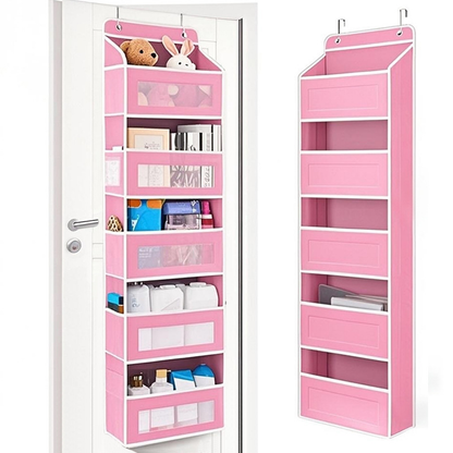 Over-the-Door Organizer | Hanging Storage Bag for Bedroom/Bathroom/Apartments/Dorms | Premium Non-Woven | No Tools | Back to School Must Hav
