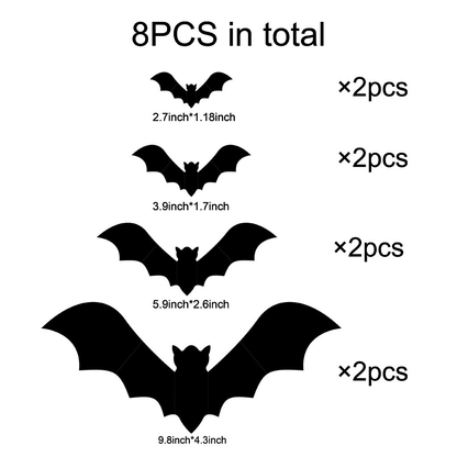 🎃🦇3D Bat Design LED Decorations