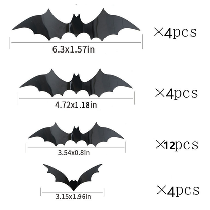 🎃🦇3D Bat Design LED Decorations