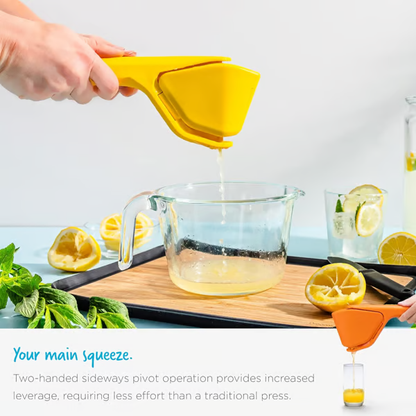 🍋 Squeeze Freshness Instantly ✨ Ultimate Lemon Squeezer – For Effortless, Mess-Free Juicing All Day! 🍊