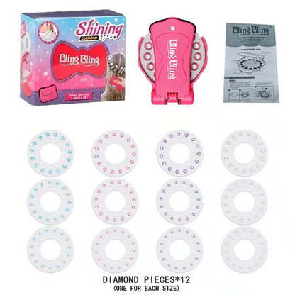 🔥【HOT】- ❤️60% OFF✨Glitter Diamond Styling Tools Hair Gemstone Styling Set💎