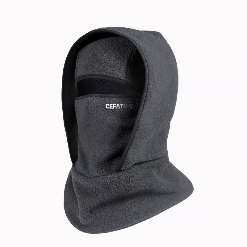 ❄️ Outdoor Winter Warm Hat Neckband Integrated Cycling Mask Sports Ski Head Cover Neck Windproof Cold One-Piece Pullover Hat