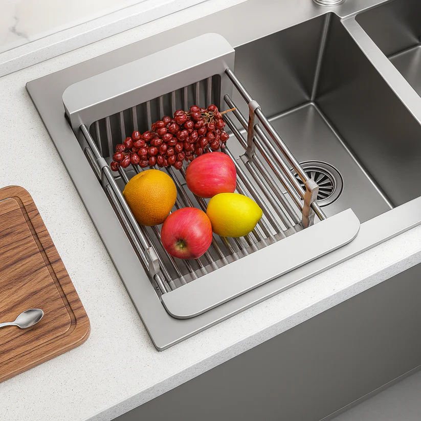 🔥【HOT】- ❤️60% OFF🥗Collapsible Stainless Steel Sink Rack™