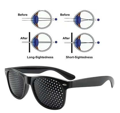 😎Pinhole Vision Correction Glasses – 🤩Naturally Improve Focus & Clarity💯