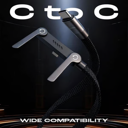 ⚡️240w super fast charging📱Invisible Holder Charger Cable with Stand