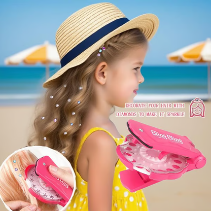 🔥【HOT】- ❤️60% OFF✨Glitter Diamond Styling Tools Hair Gemstone Styling Set💎