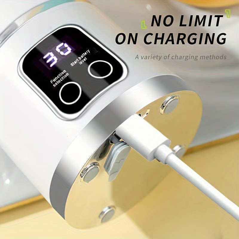 🔥Digital Multimode Juicer Blender - Smart LED Display, Diet-Friendly，Leak Proof Design for Smoothies Liquid Diet, Shakes & Baby Food