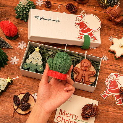 🎅🕯️Handmade Christmas Scented Candle Gift Set🎄
