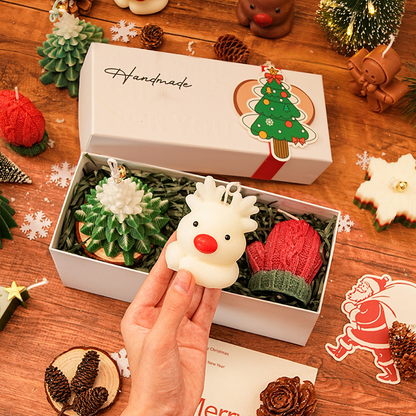 🎅🕯️Handmade Christmas Scented Candle Gift Set🎄