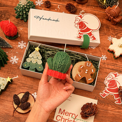 🎅🕯️Handmade Christmas Scented Candle Gift Set🎄