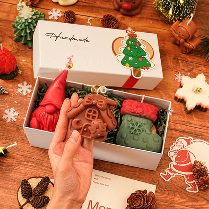 🎅🕯️Handmade Christmas Scented Candle Gift Set🎄