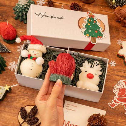 🎅🕯️Handmade Christmas Scented Candle Gift Set🎄