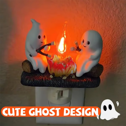 🔥2025 Ghost Campfire Flickering Nightlight👻