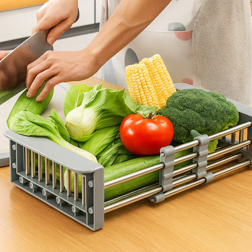 🔥【HOT】- ❤️60% OFF🥗Collapsible Stainless Steel Sink Rack™