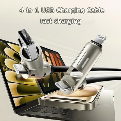 🔥Buy 1 Get 1 Free🔥6.6ft 4-in-1 USB Charging Cable fast charging MAX 60W