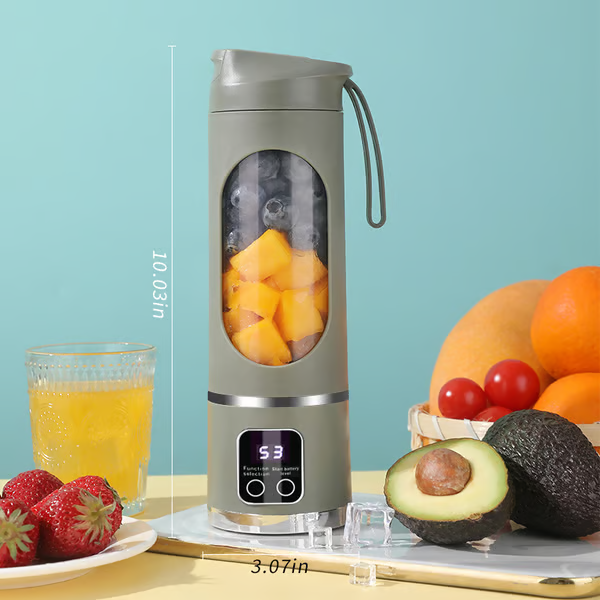 🔥Digital Multimode Juicer Blender - Smart LED Display, Diet-Friendly，Leak Proof Design for Smoothies Liquid Diet, Shakes & Baby Food