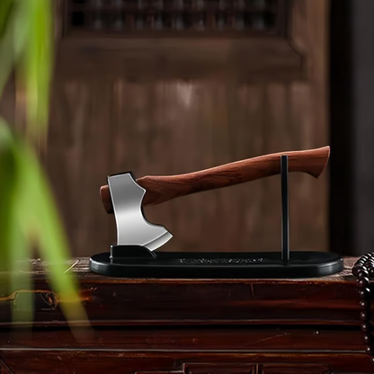 Mini Axe Fixed Blade Hunting Survival Stainless Steel Tactical Knife Home Car Decor