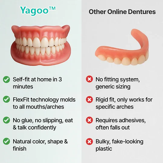 🏆Ends Today: 70% OFF! Yagoo™ Custom Custom-Fit Full Functional DenturesMake you more confident – Made in the USA & FDA-Certified
