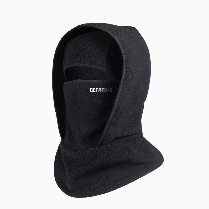 ❄️ Outdoor Winter Warm Hat Neckband Integrated Cycling Mask Sports Ski Head Cover Neck Windproof Cold One-Piece Pullover Hat